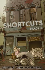 The cover of SHORTCUTS: Track 1, by Christchurch artist K.C. Bailey